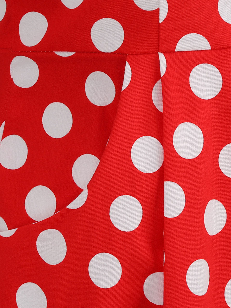 Minnie 1950s Peter Pan Polka Dot Swing Dress With Headband Gloves Set